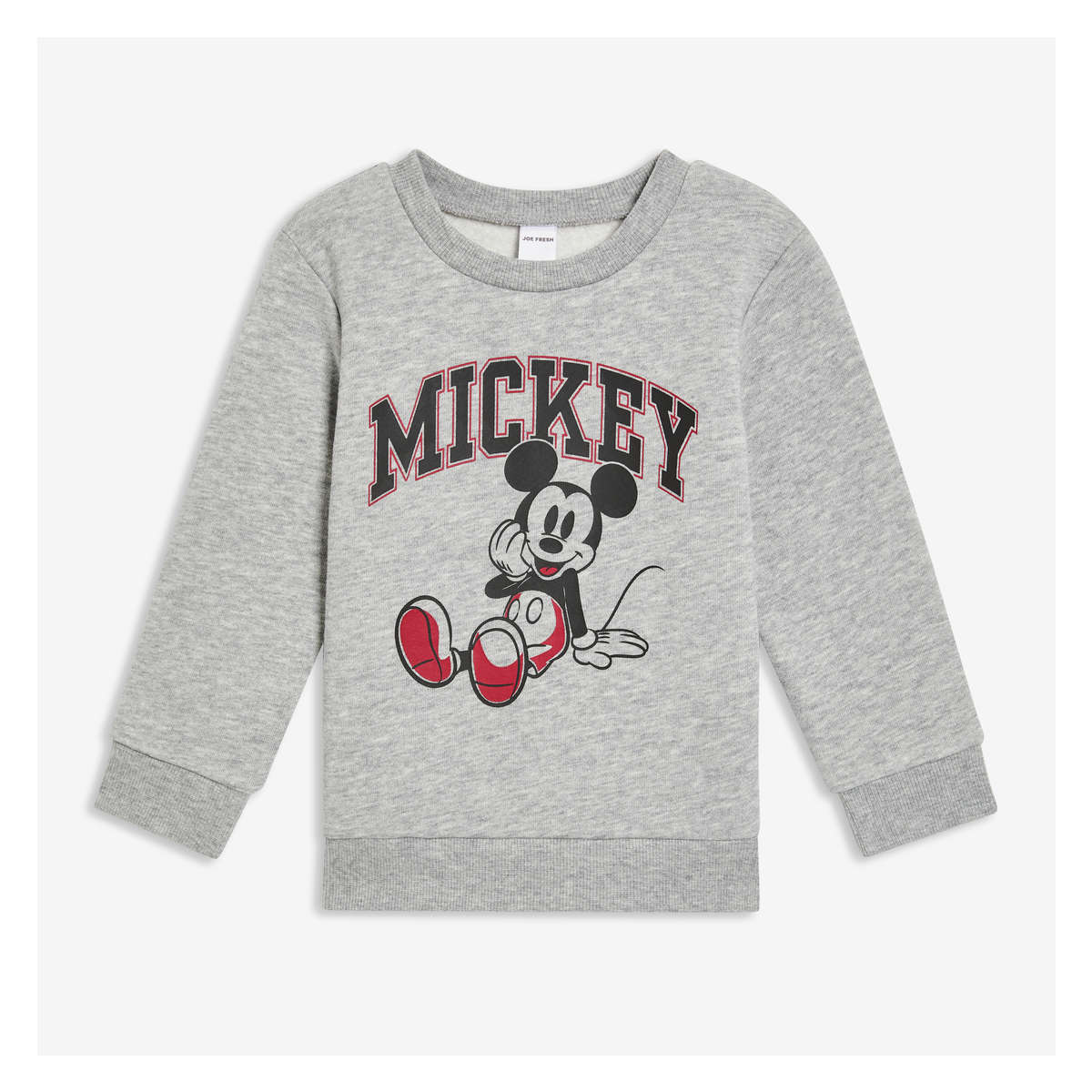 Baby Boys' Disney Mickey Mouse Popover in Light Grey Mix from Joe